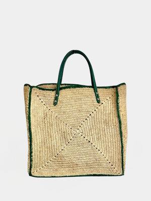 KOMBAYA RAFFIA ASA PIEL VERDE